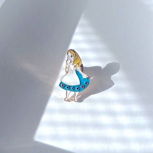 Alice In Wonderland Enamel Pin/Brooch